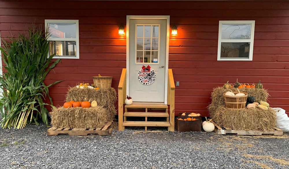 entrance to farm store